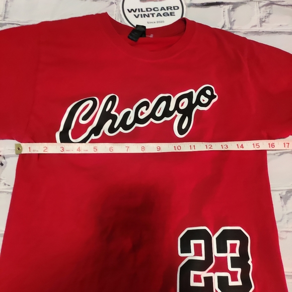 Chicago Bulls Jordan 23 jersey style Ladies T shirt - Picture 6 of 6
